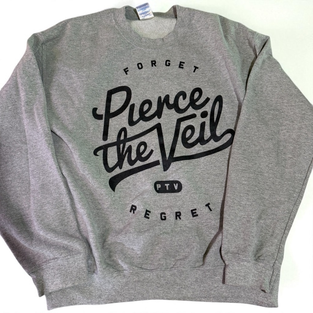 Pierce The Veil Merch Gray Sweatshirt